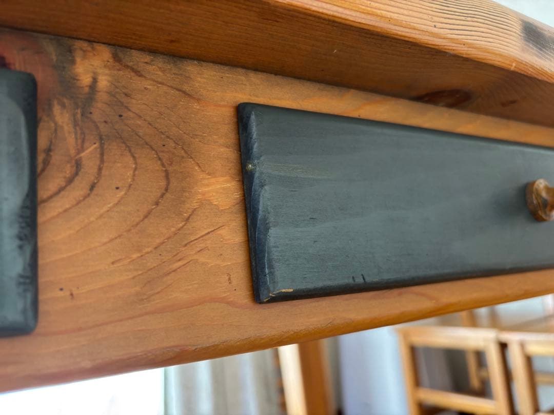 アンファン パイン材ダイニングテーブル - メルカリ