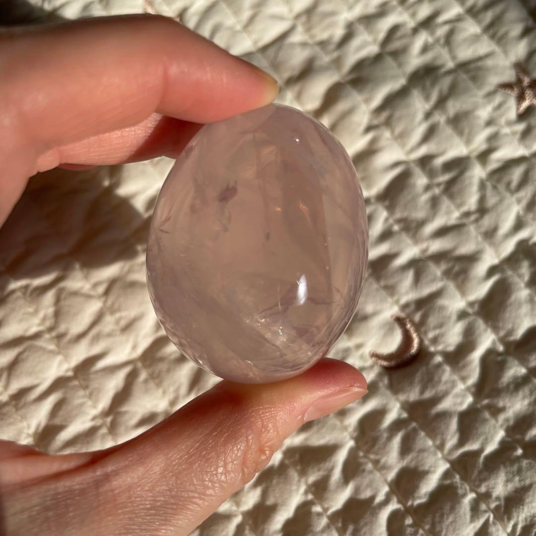 ローズクォーツ 卵型