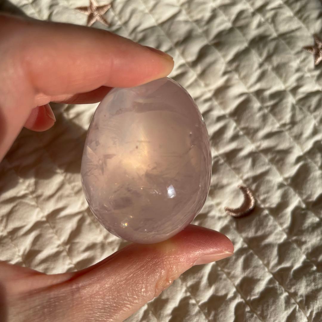 ローズクォーツ 卵型
