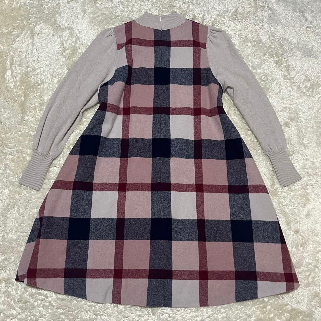 ブルーレーベルクレストブリッジ　クレストブリッジチェックフラノワンピース