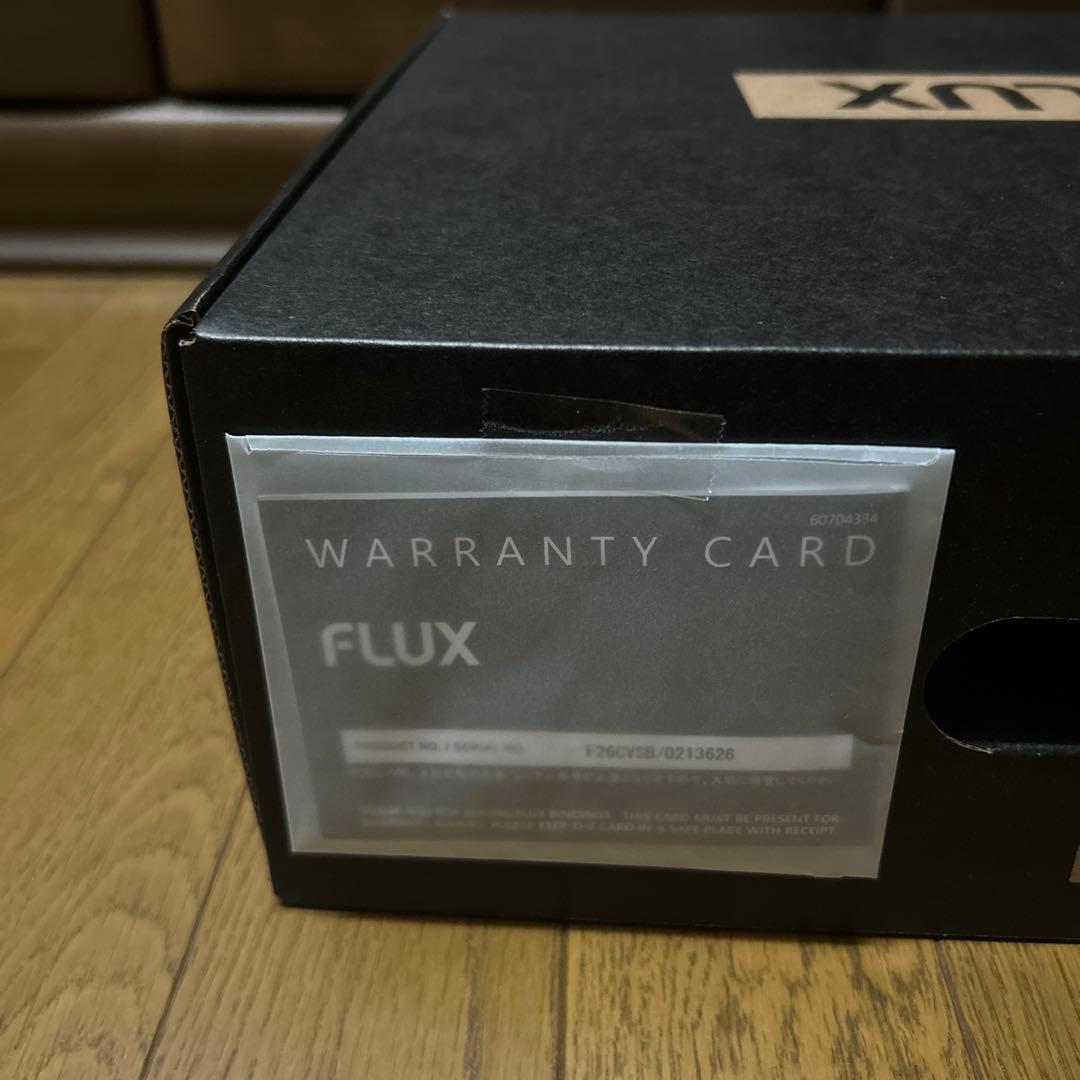 FLUX CV ビンディング ROUGH BLACK サイズS