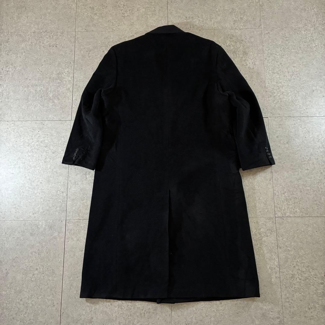 90s CHAPS Ralph laurenウールカシミアチェスターコート黒