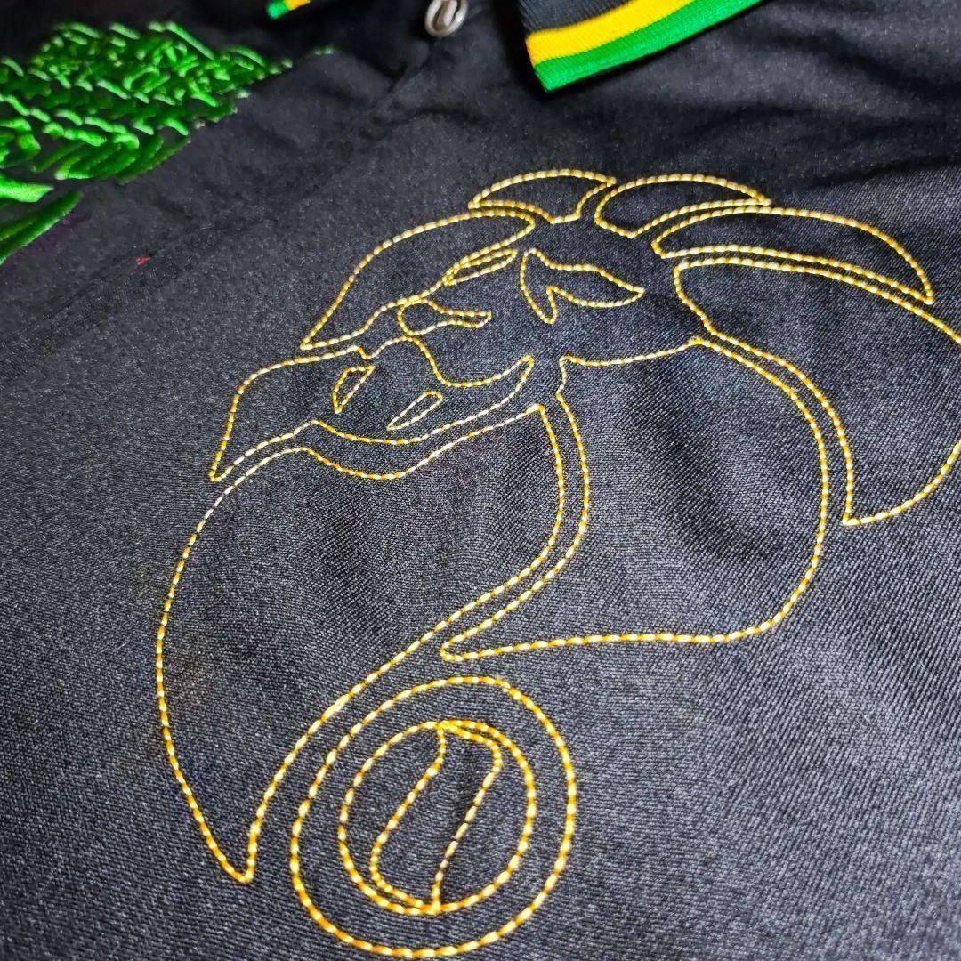 古着　トラックジャケット　NESTA　ネスタ　襟付き　刺繍　ビッグシルエット