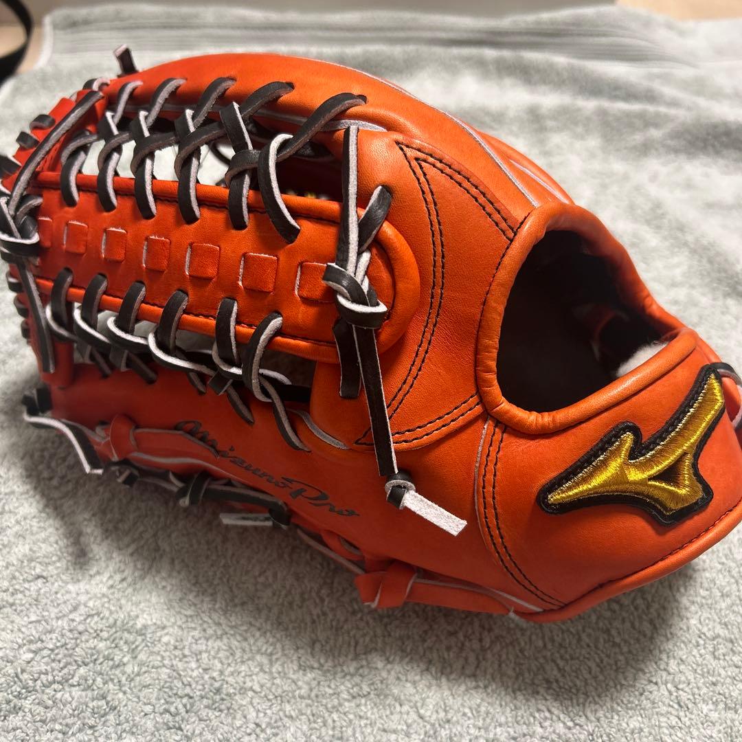 期間限定値下げ　ミズノプロ　外野用　軟式　左　グローブ