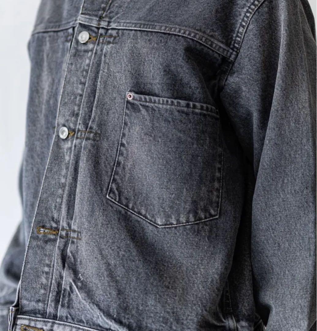 ジャケット・アウター 25aw a.presse VINTAGE GRAY DENIM JACKET
