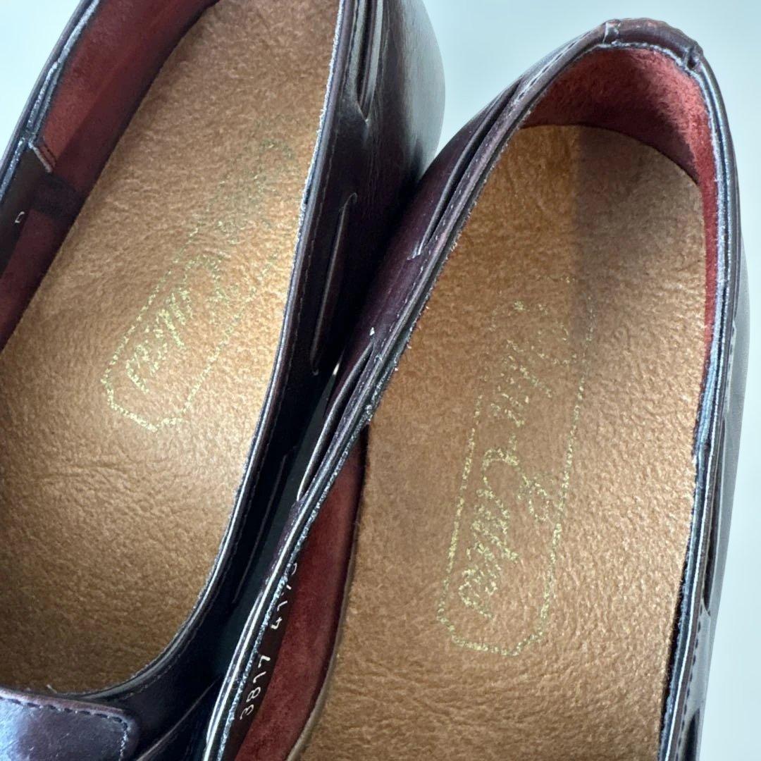 Salvatore Ferragamo タッセル ブラウン レザー24.5