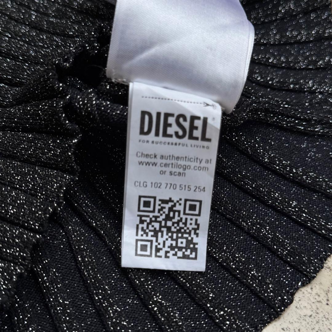 DIESEL チューブトップ　M-Clarksville-Lurex