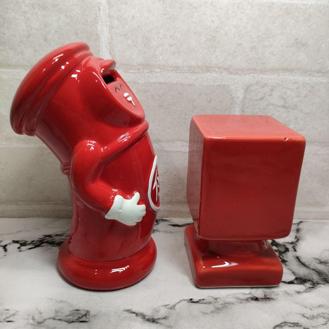 レア】陶器製 郵便ポスト貯金箱 2種セット - メルカリ