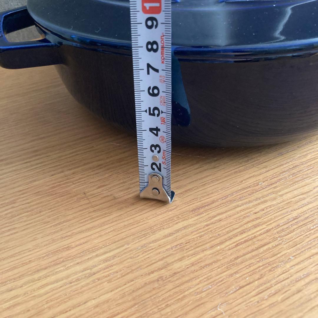 ストウブ ブレイザー ソテーパン Lilyリリー 26cm グランブルー　美品