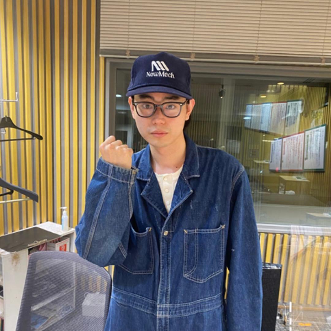 NewMech コーデュロイ ベースボールキャップ ネイビー 菅田将暉 着用