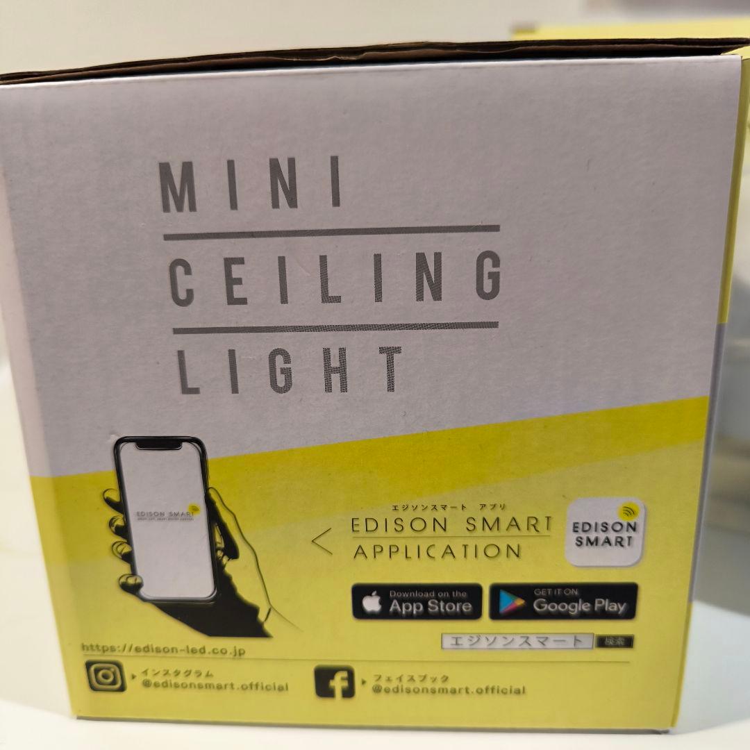 Edison Smart ミニシーリングライト 3個セット ホワイト