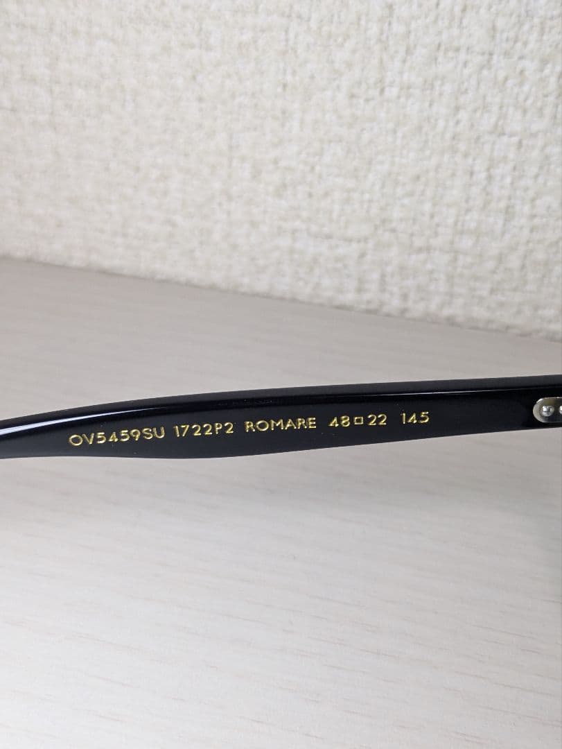 新品未使用品 オリバーピープルズ ROMARE メガネ 日本製 ブラック