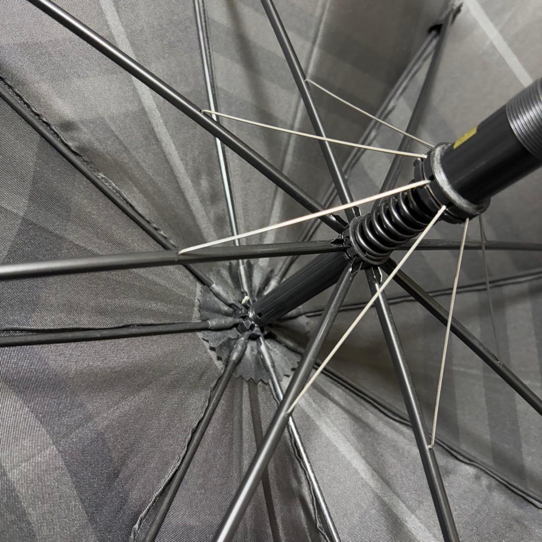 極美品 BURBERRY 雨傘 ブラック ノバチェック 大きいサイズ カバー付