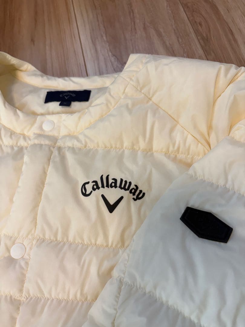 キ*ケ様 キャロウェイ ダウン アイボリーホワイト