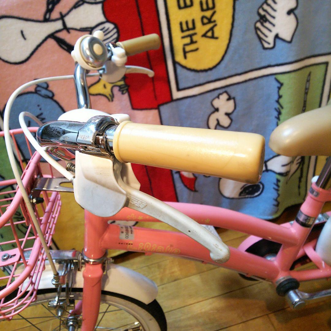 神奈川県・東京23区お届け可】室内保管 幼児用自転車 16インチピンク