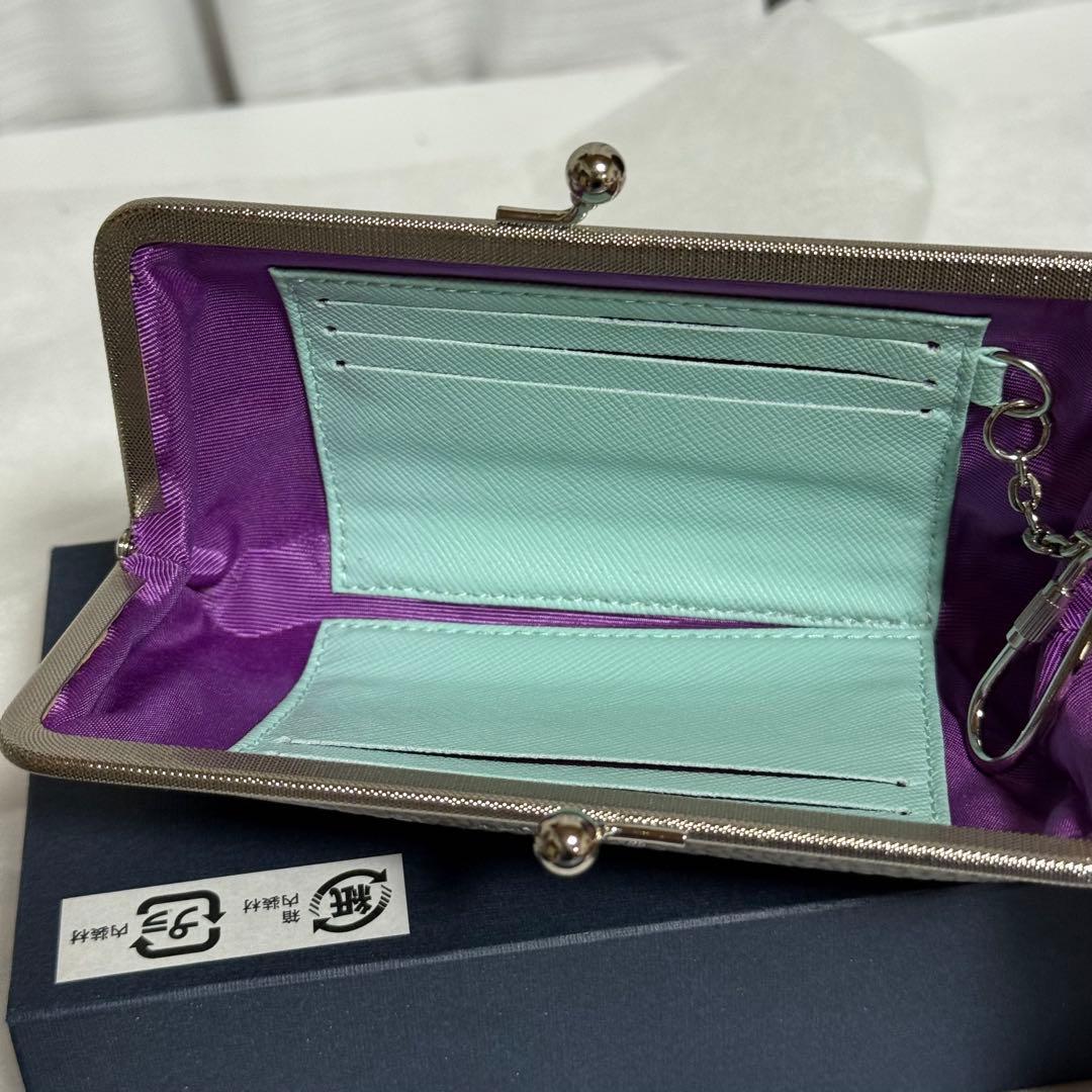 ⭐️未使用⭐️　A.D.M.J. がま口財布　スワロフスキー　ビー　ハチ　箱付き