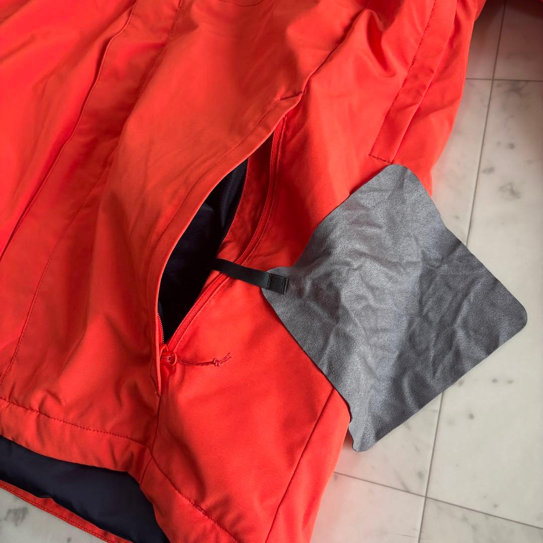 美品 salomon サロモン スキーウェア ジャケット 中綿 オレンジ L