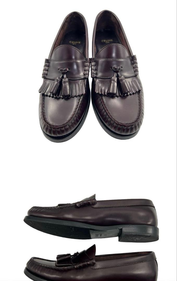 セリーヌ タッセルローファー　36.5