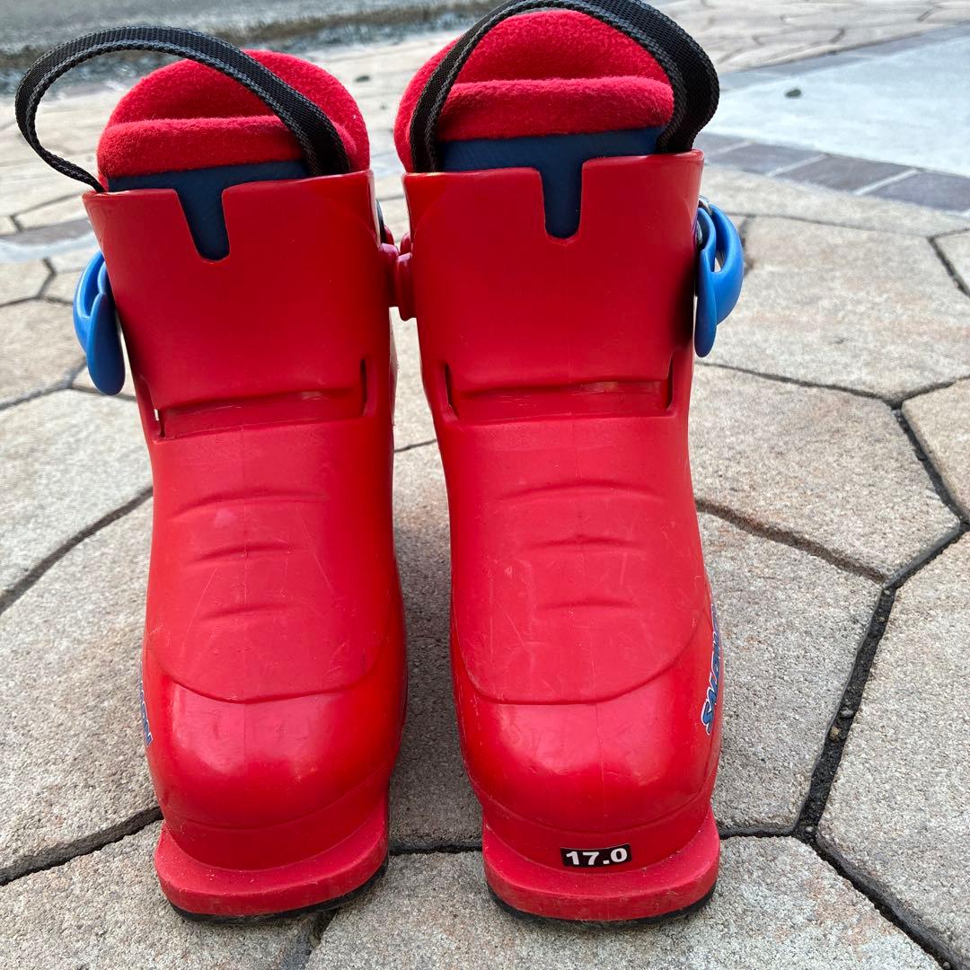 スキーを始めるキッズに◼️スキー板とブーツ3足セット　ノルディカ　サロモン　ハート