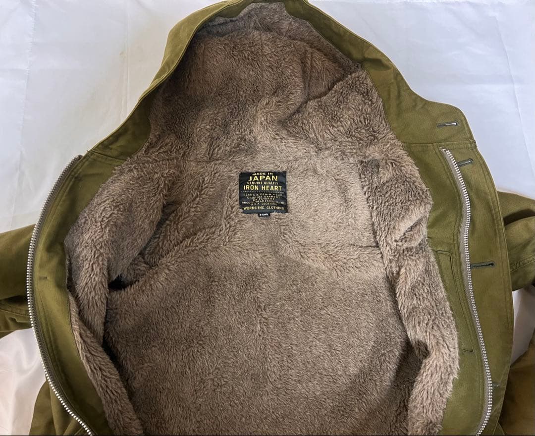 IRON HEART ロングコート 日本製 アルパカ ミリタリーモッズ XL 日本製