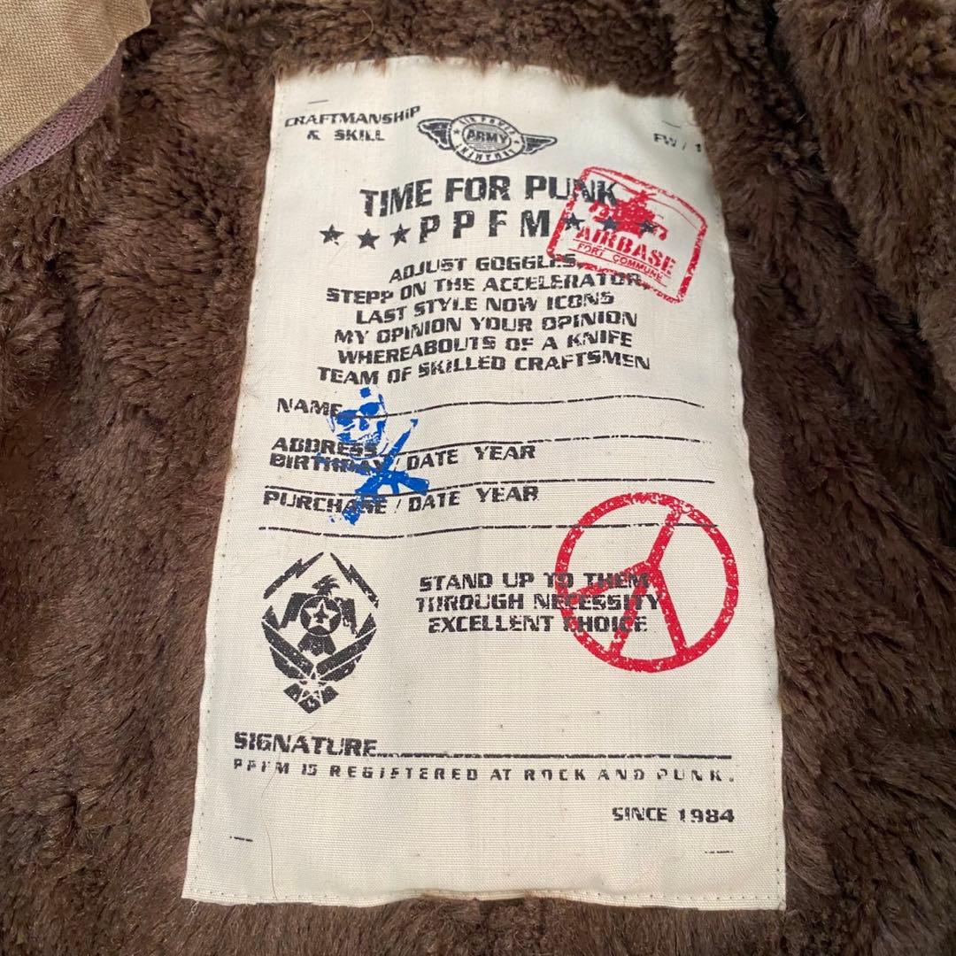 y2k 平成 00s モッズコート ファーフード PPFM