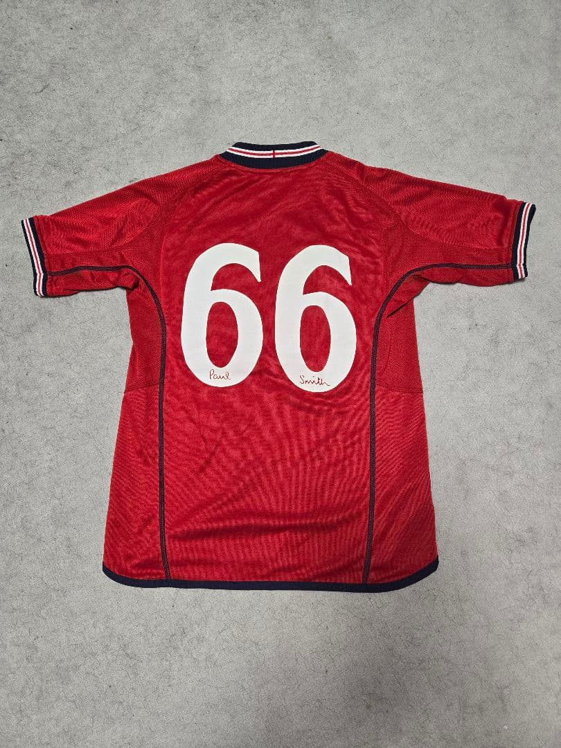 ポールスミス&アンブロ2002イングランド代表ユニフォームAWAYリバーシブル