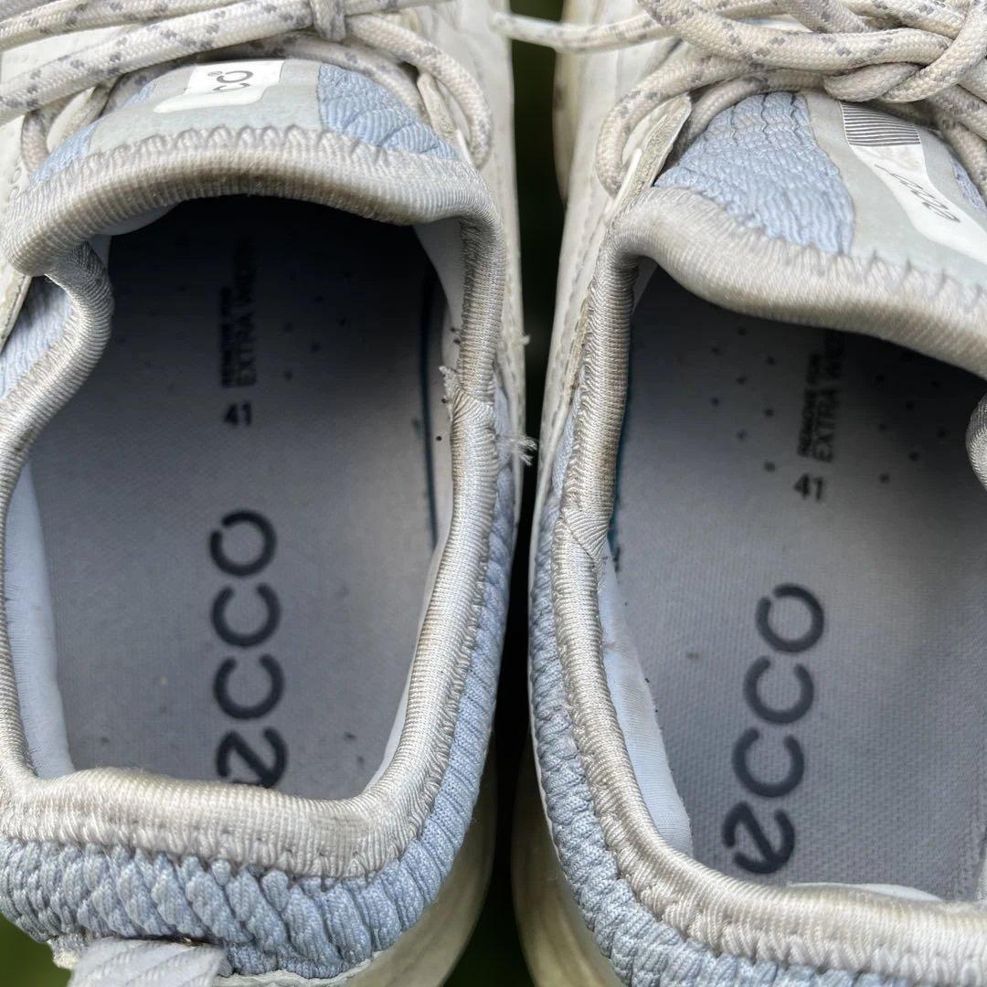 ecco ゴルフシューズ ホワイト/グレー