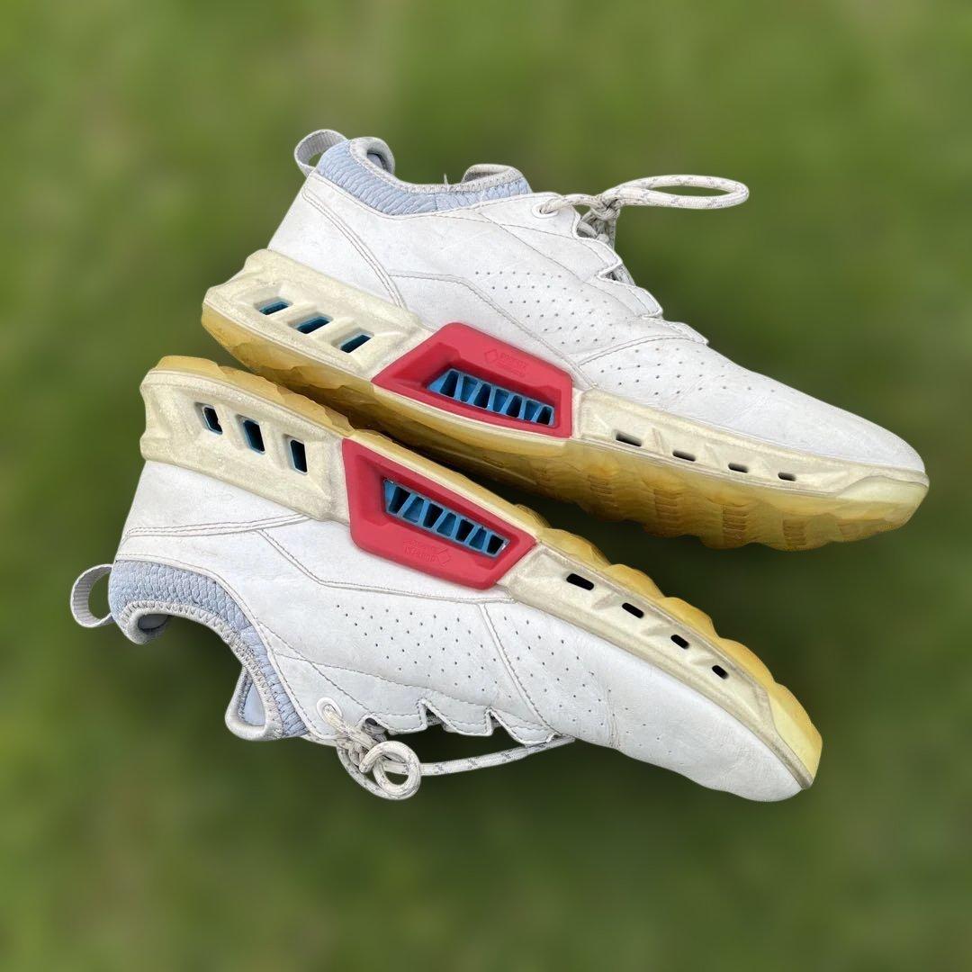 ecco ゴルフシューズ ホワイト/グレー