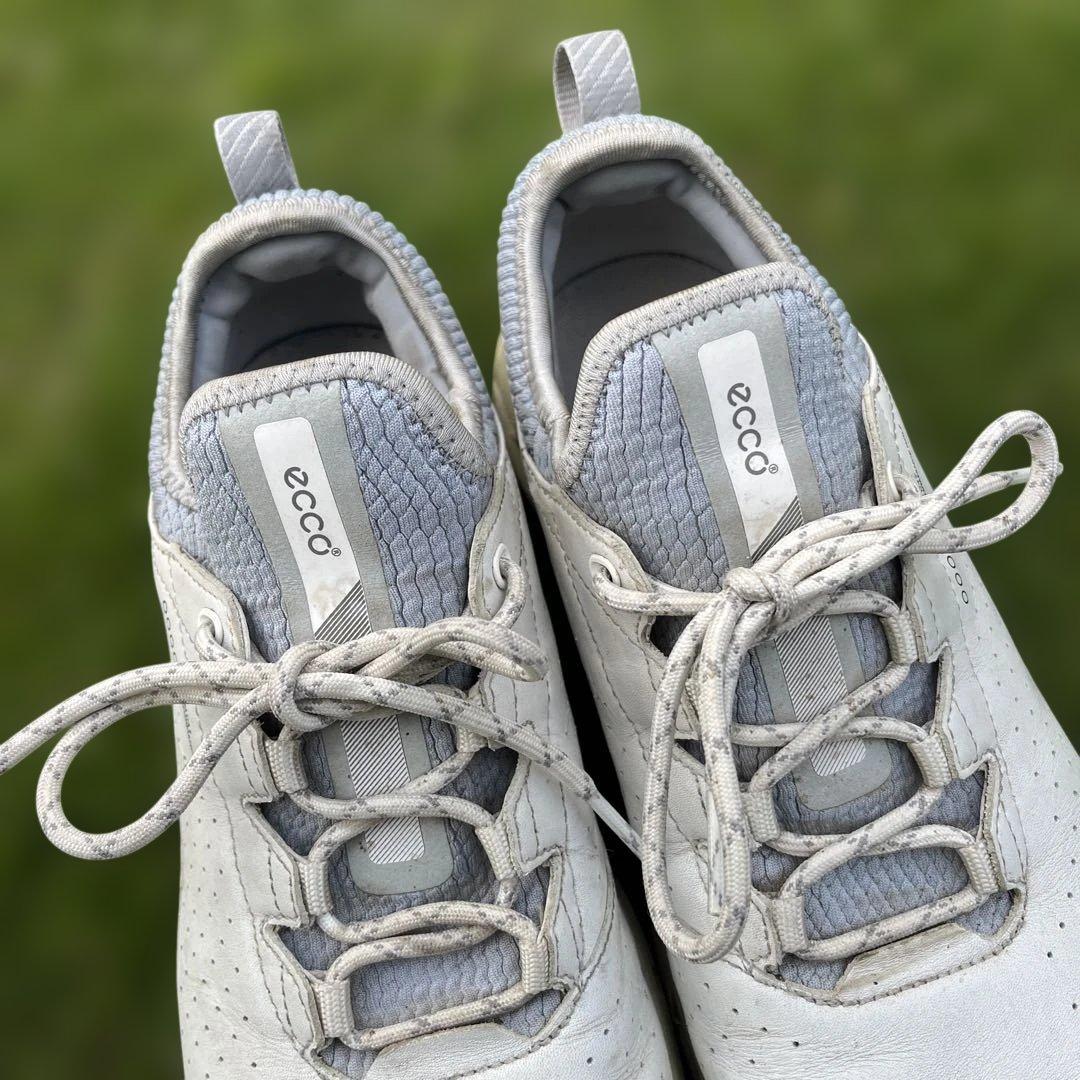 ecco ゴルフシューズ ホワイト/グレー
