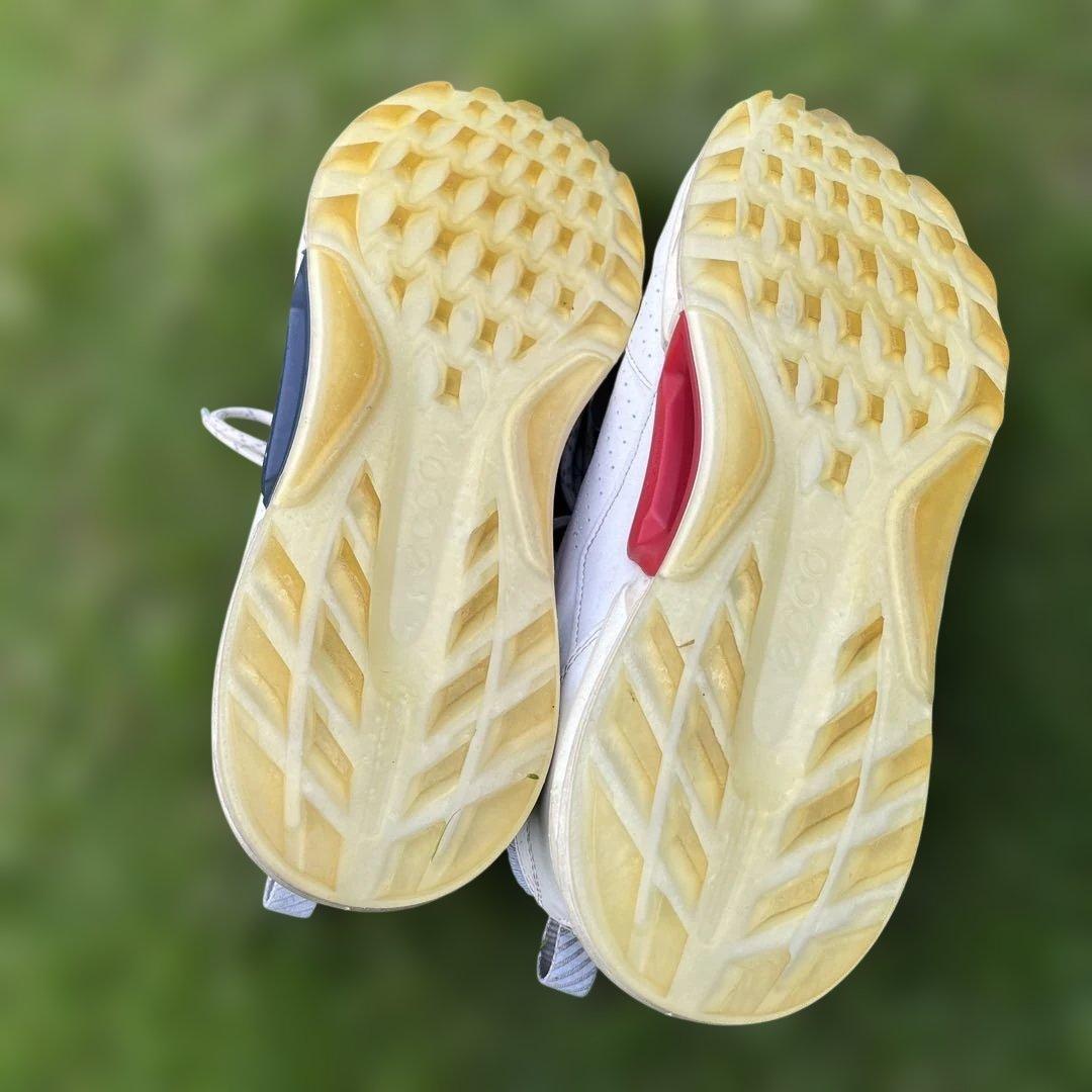 ecco ゴルフシューズ ホワイト/グレー