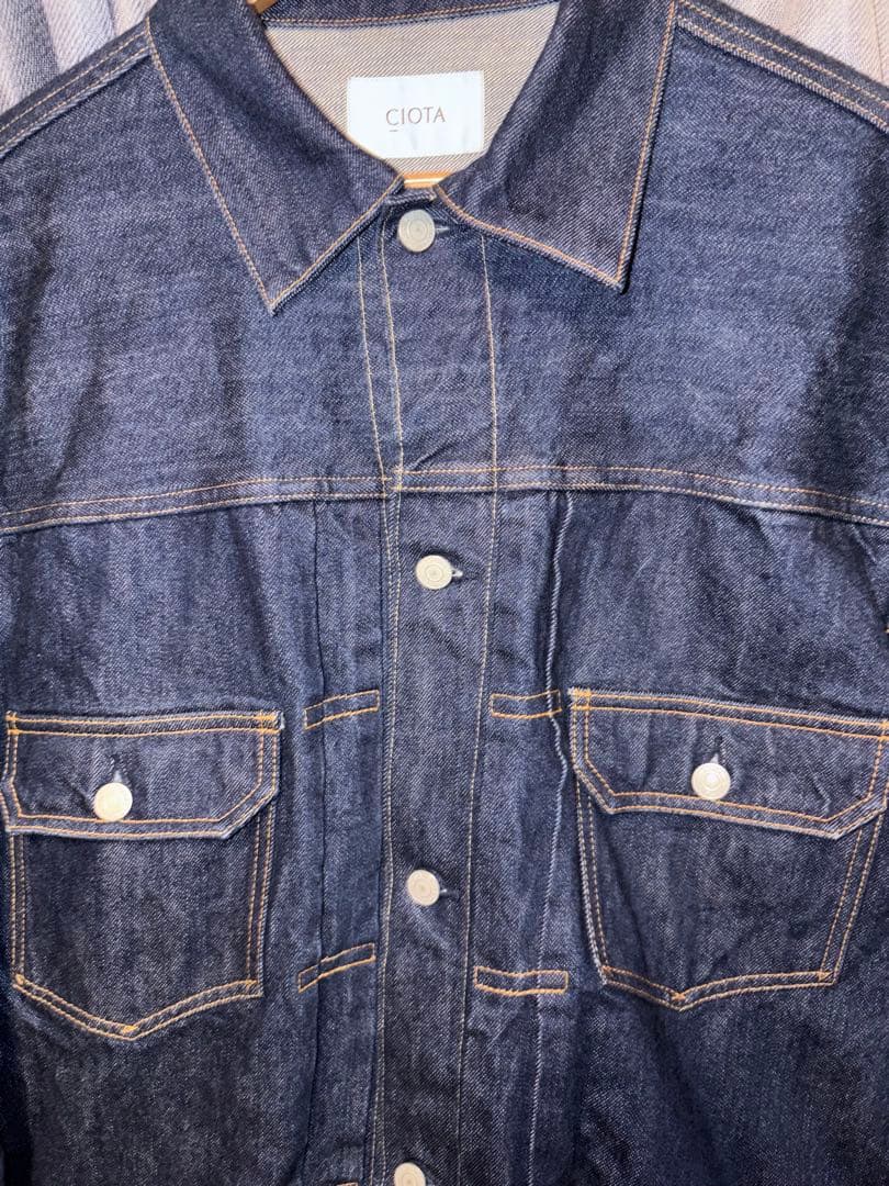 美品 CIOTA New Double Pocket Denim Jacket