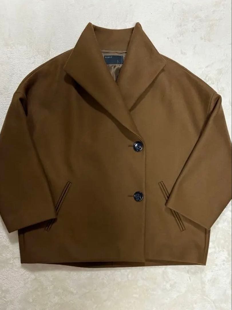 NOBLE MANTECOオーバーショートコート