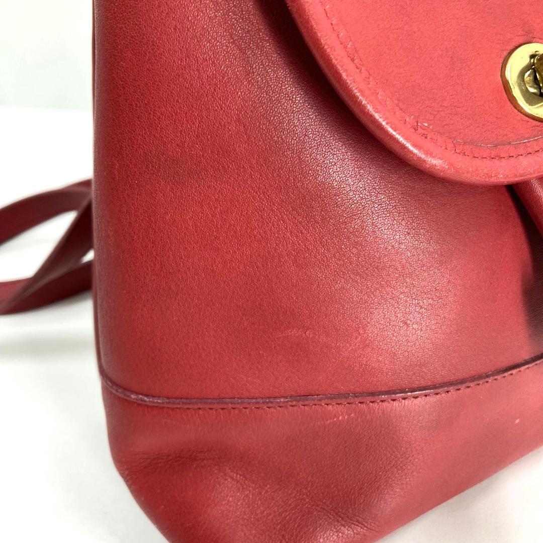 COACH コーチ　オールドコーチ　90S リュック　レッド　F5C-9960