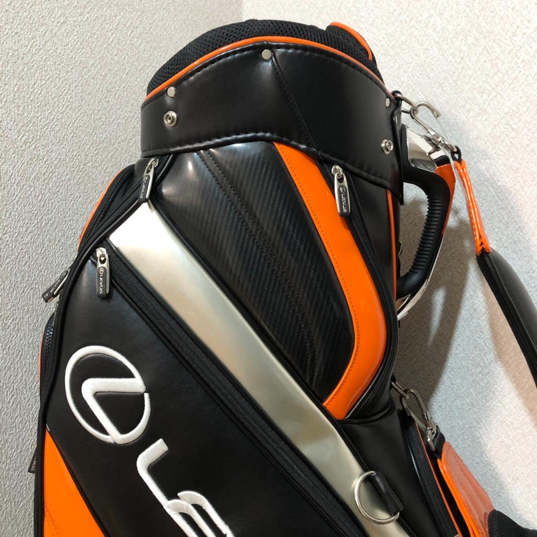 【レア】LEXUS キャスター付き 14分割 ゴルフ キャディバッグ