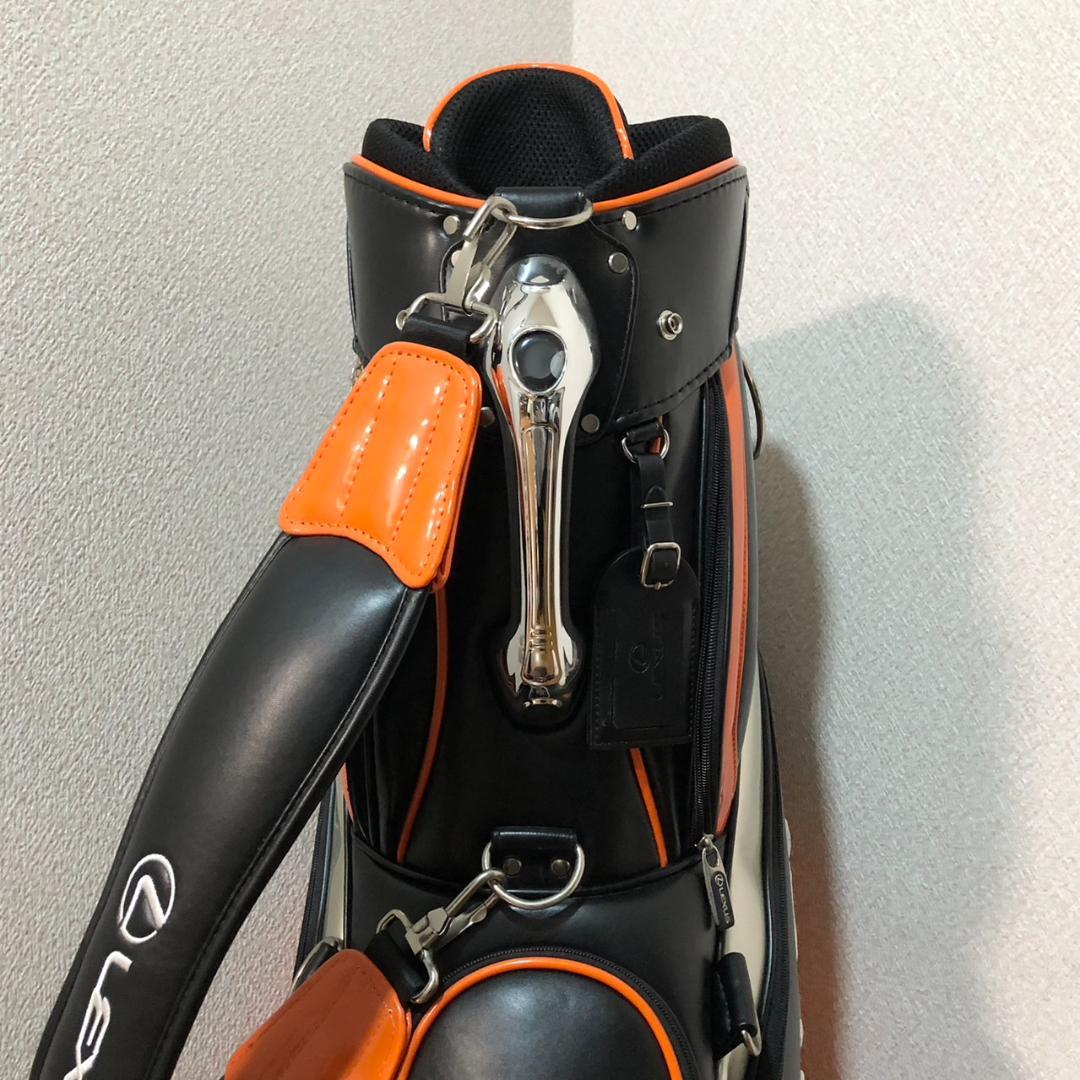 【レア】LEXUS キャスター付き 14分割 ゴルフ キャディバッグ