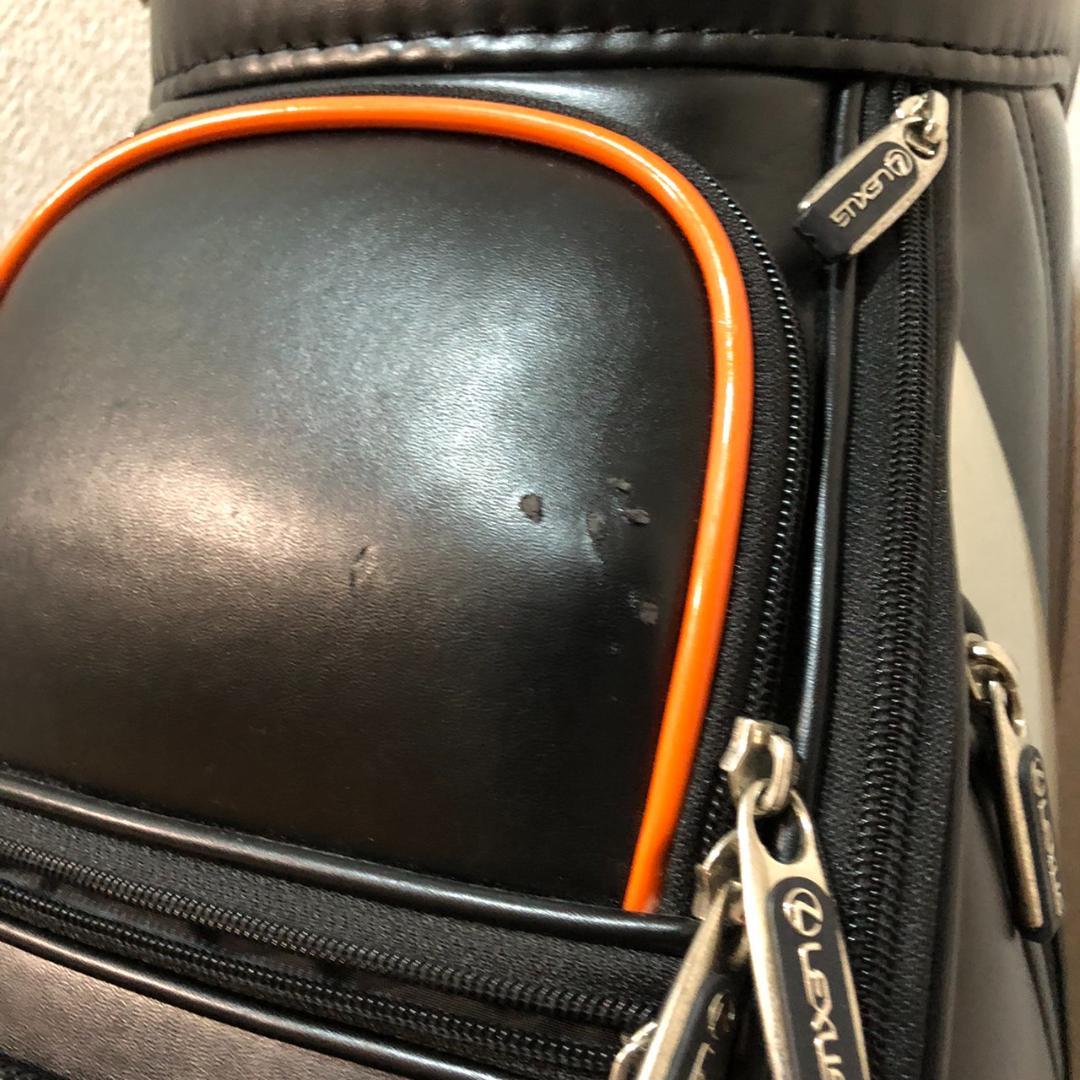 【レア】LEXUS キャスター付き 14分割 ゴルフ キャディバッグ