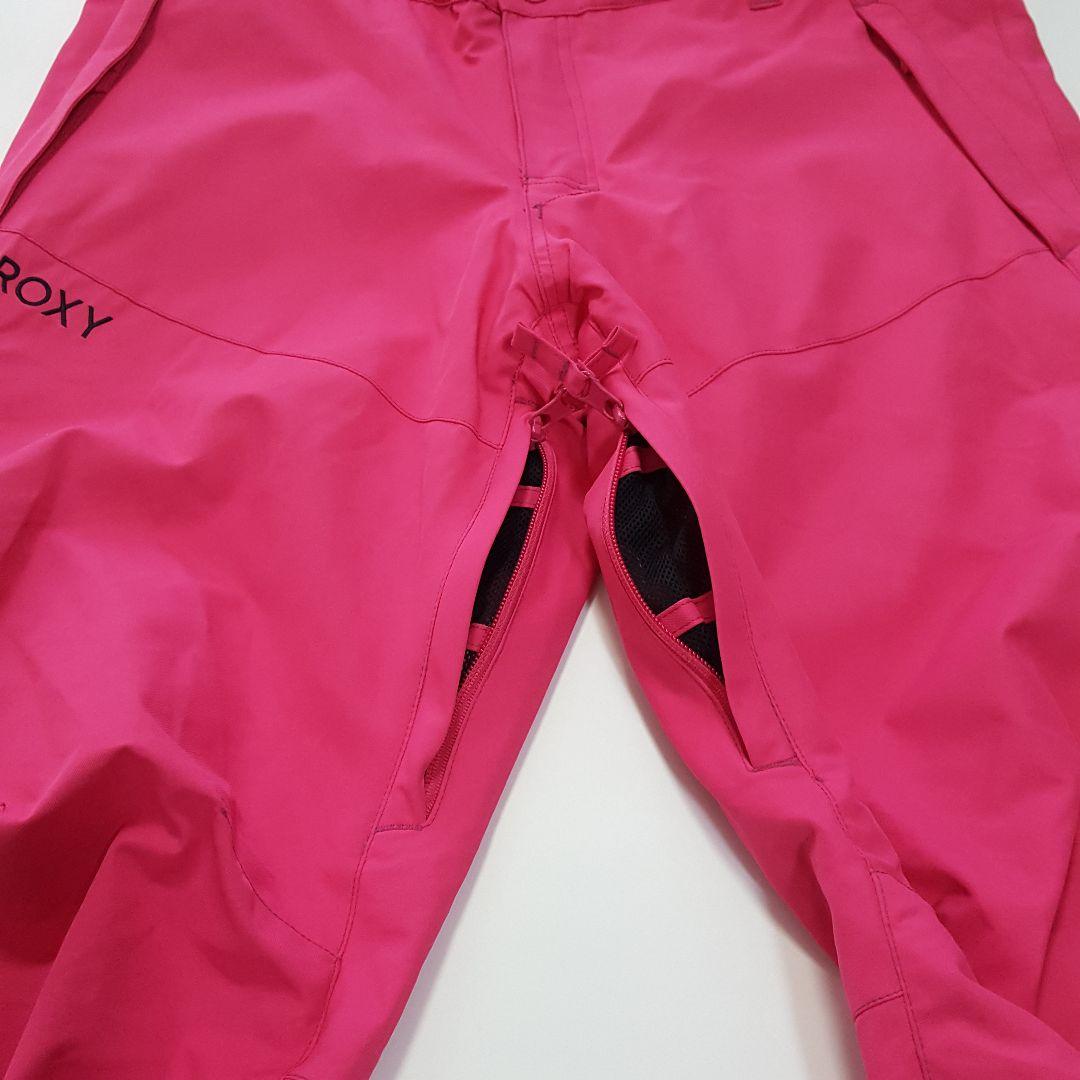 美品 ロキシー レディース スノーウェア L/M 上下セット スノーボード 防水