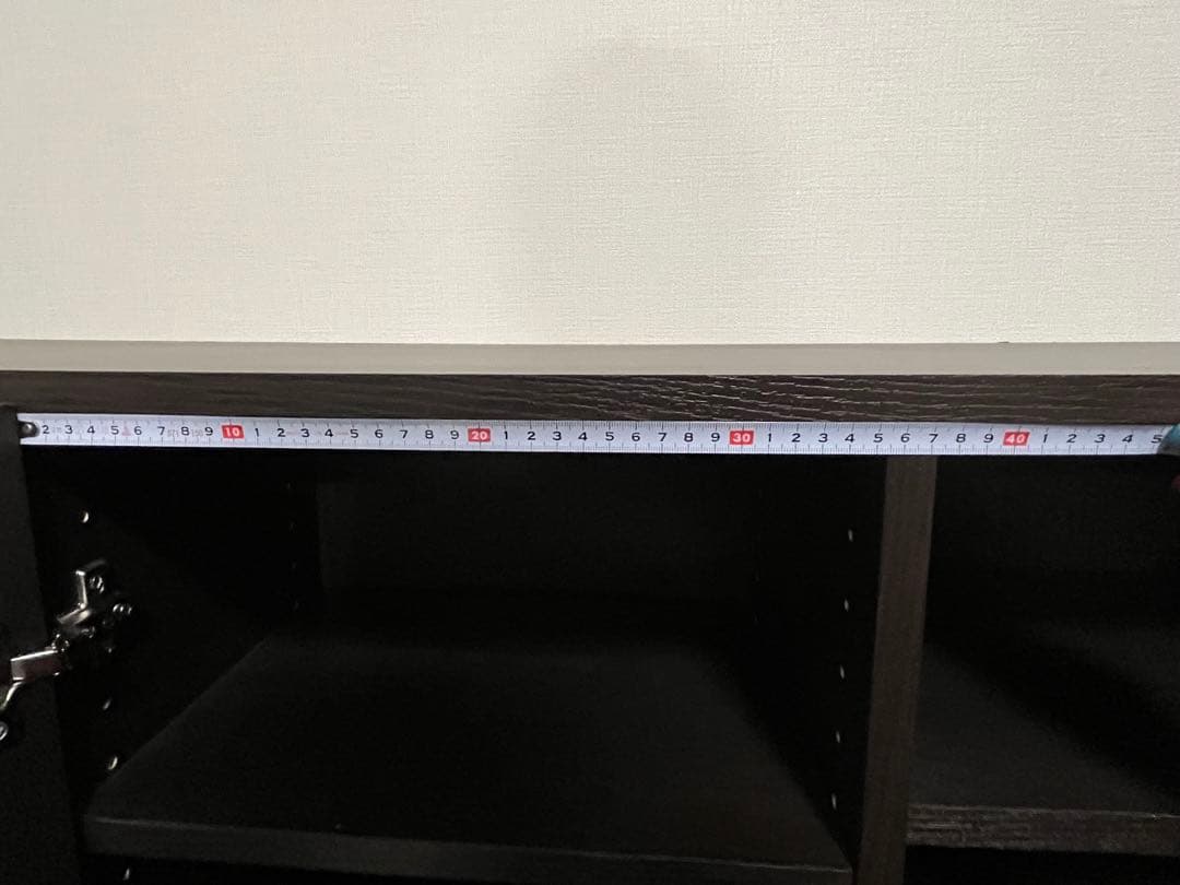 ニトリ サラ 収納棚 ( 幅114 奥行31 高さ100cm ) サイズ写真あり