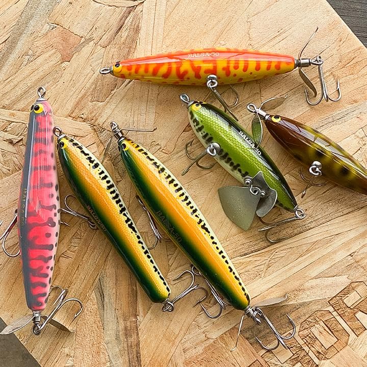 ［年末お値下げ］ザウルス社バルサ50『ルアー6セット』です！