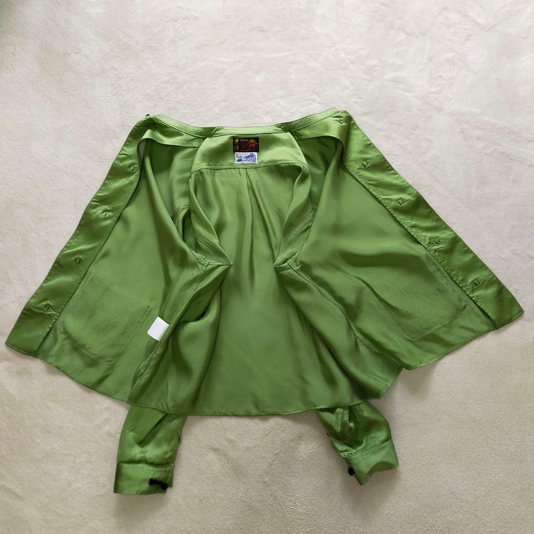 BEAMSBOY×東洋　龍刺繍　スカチャイナジャケット　チャイナシャツ