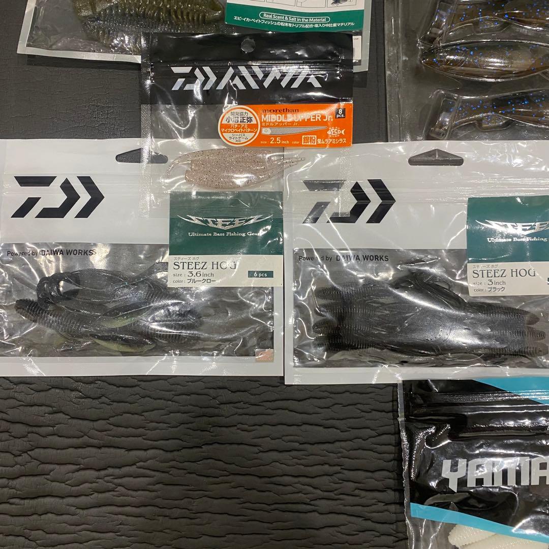 バス釣り用ワーム 大量 OSP、ジャッカル、ボトムアップ、issei、deps等