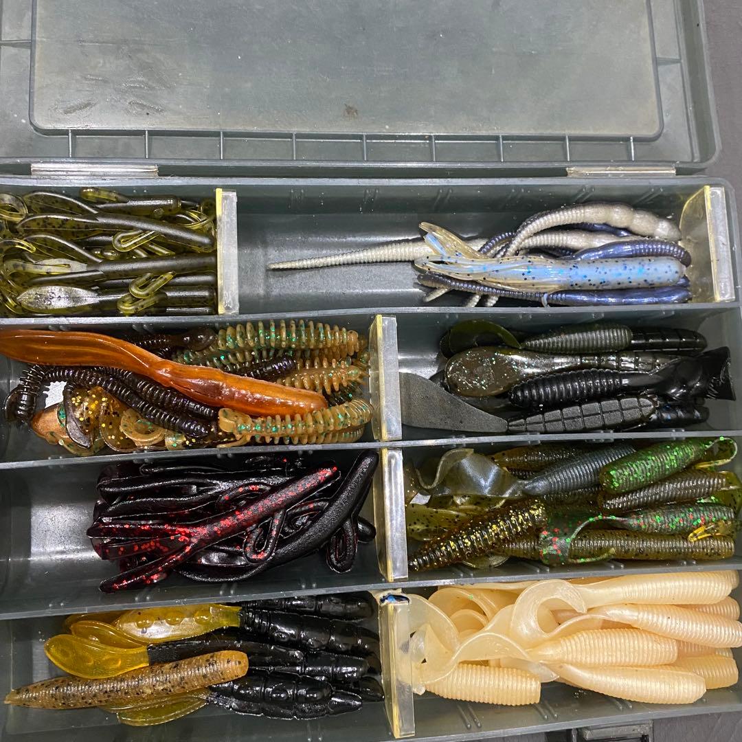 バス釣り用ワーム 大量 OSP、ジャッカル、ボトムアップ、issei、deps等