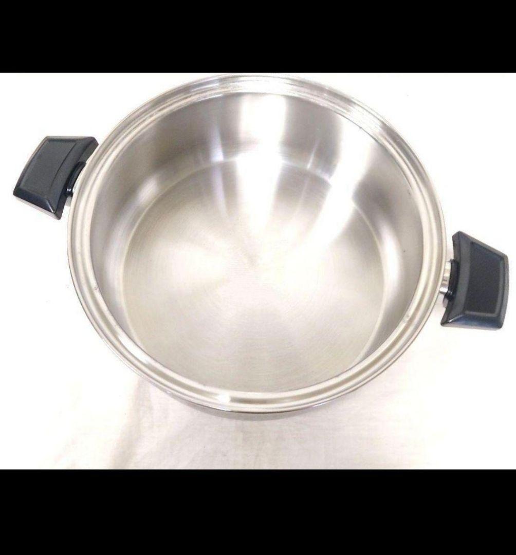 専用queenガス仕様 ロイヤルクイーン　6コート 6QT鍋 蓋付き@