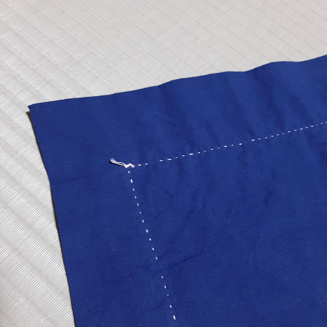 希少　藍染　古布　木綿　テキスタイル　ラグ　ハンドメイド　アンティーク