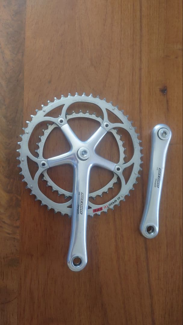 カンパニョーロRECORD 10SPEED クランクセット シルバー53