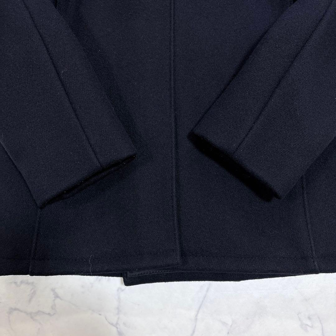 美品 Schott U.S.740N ピーコート キルティング裏地36 ブラック