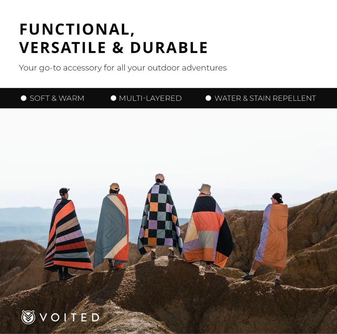 Voited アウトドア キャンピング ブランケット 毛布 寝袋