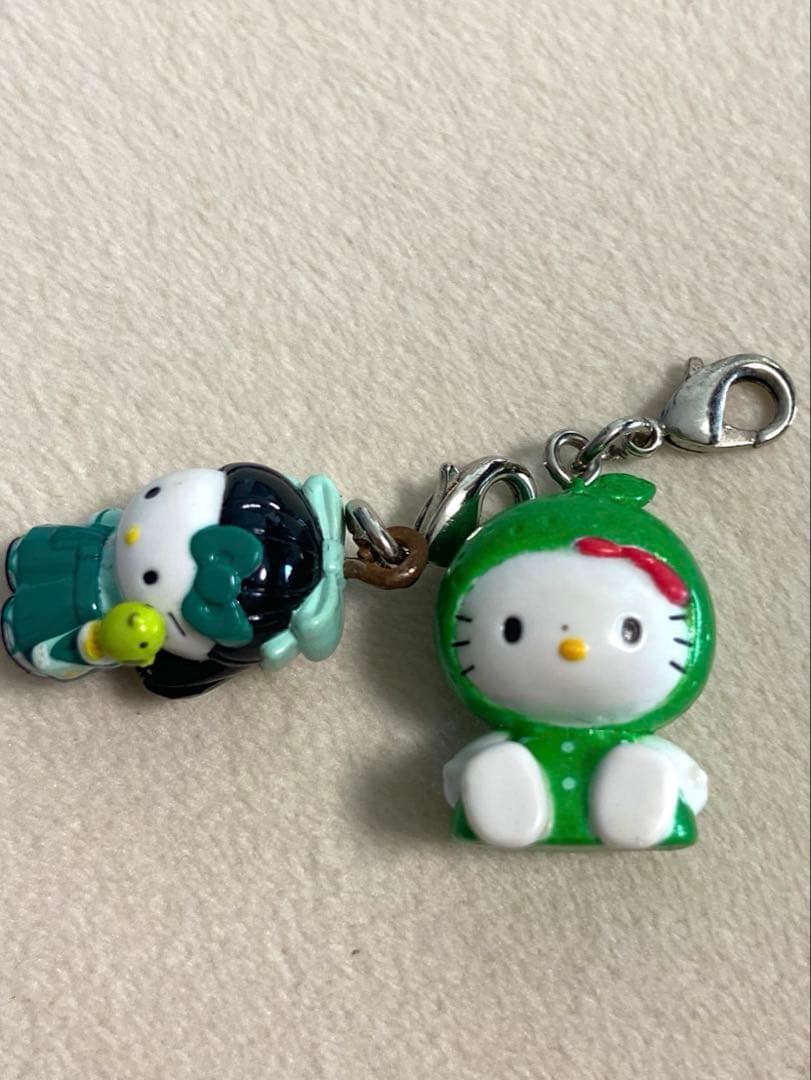 ご当地キティ　グリーン系　ファスナーマスコット20個　まとめ売り　限定