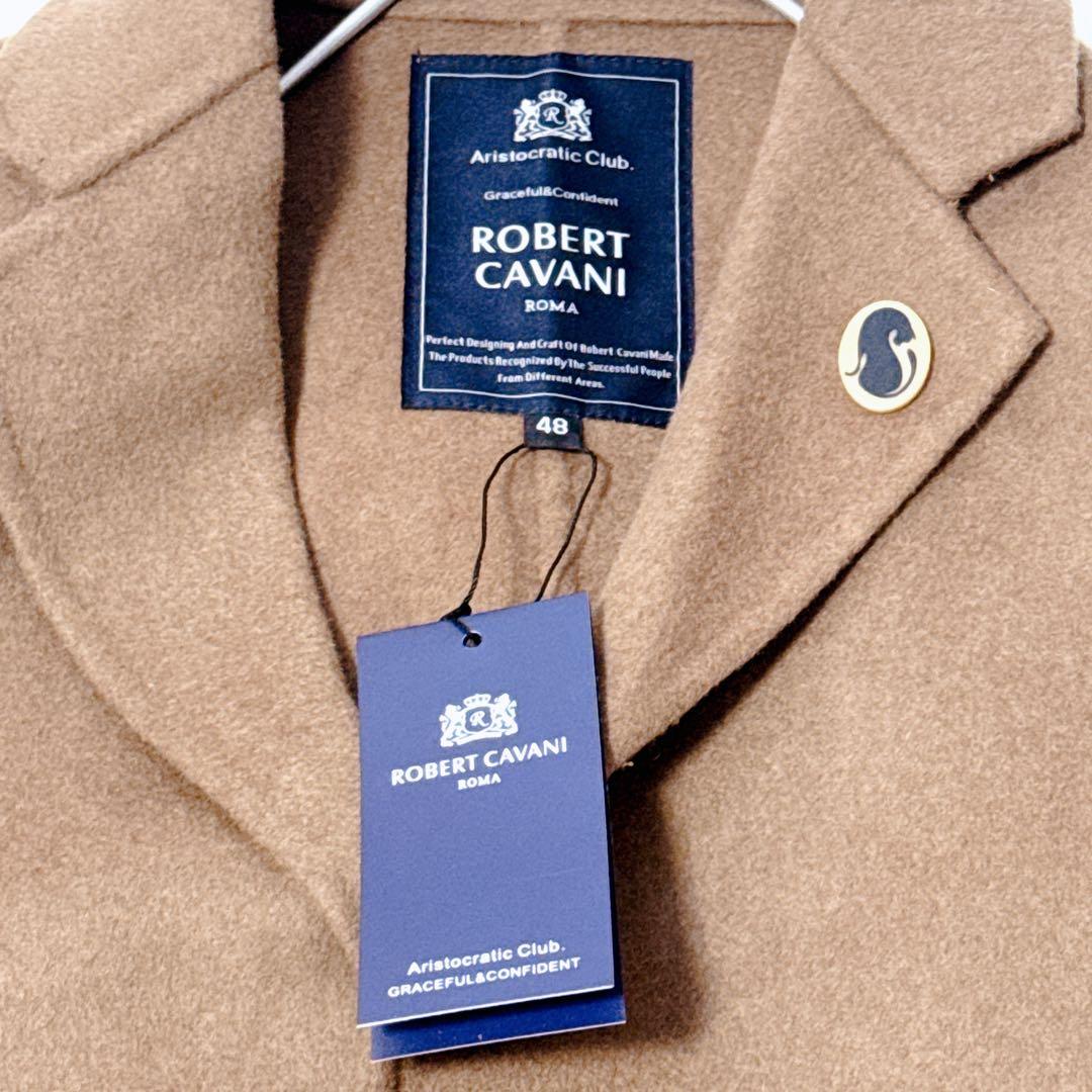 カシミヤ100% ROBERT CAVANI ロングコート アウター キャメル