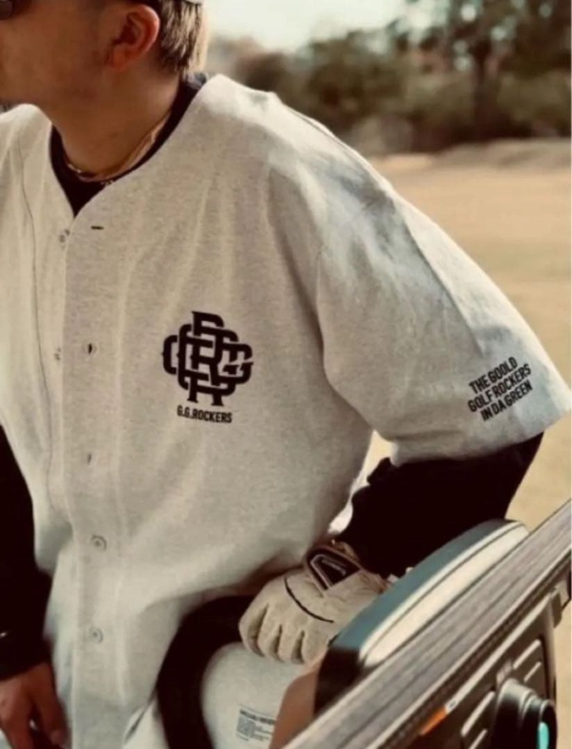 G.G.ROCKERS ベースボールシャツ&スウェットショーツ　XL